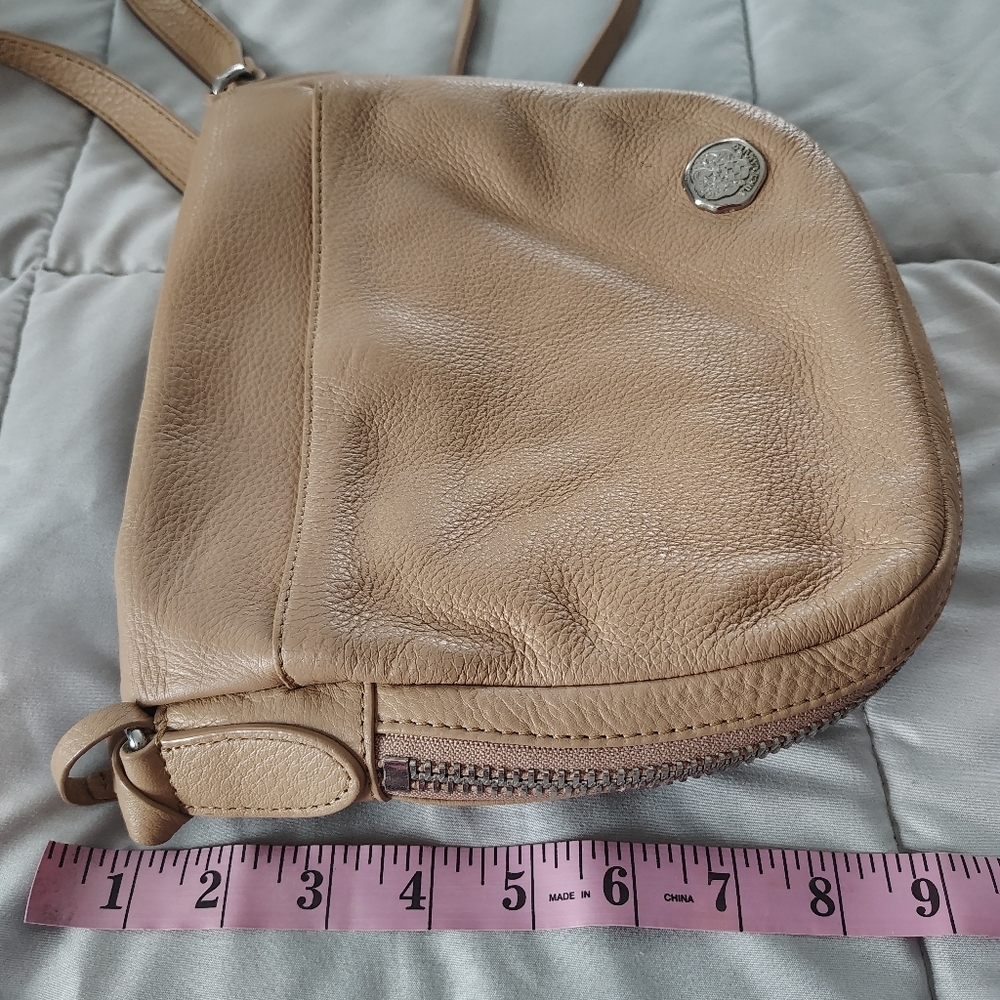 Vince Camuto Tan Leather Crossbody Bag - Picture 9 of 10